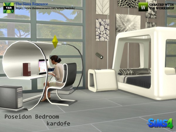  The Sims Resource: Poseidon Bedroom by kardofe