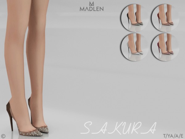  The Sims Resource: Madlen Sakura Shoes by MJ95