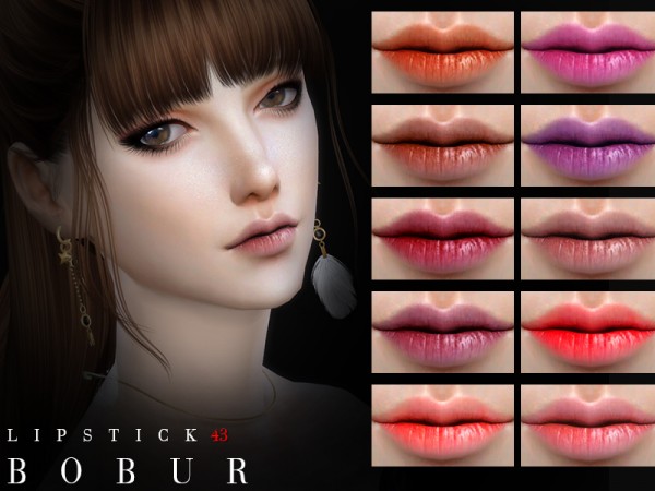  The Sims Resource: Bobur Lipstick 43