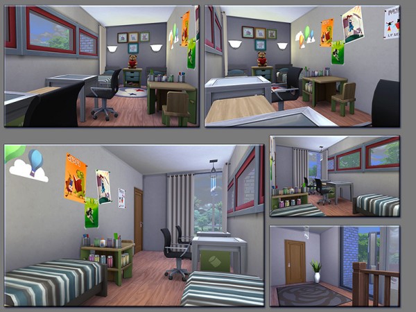  The Sims Resource: Cube Shifting house by matomibotaki