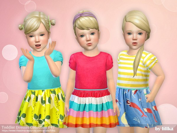  The Sims Resource: Toddler Dresses Collection P47 by lillka
