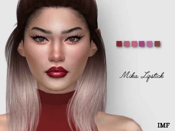  The Sims Resource: Mika Lipstick N.89 by IzzieMcFire