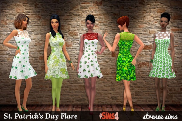  Strenee sims: St. Patrick’s Day Flare