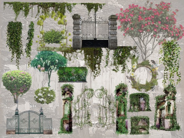  The Sims Resource: D720 Wall Decals   set by Danuta720