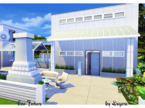  The Sims Resource: Eco Future house by Degera
