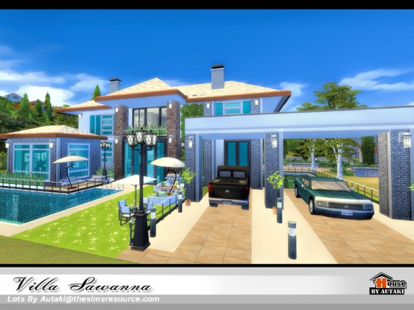  The Sims Resource: Villa Sawanna by Autaki