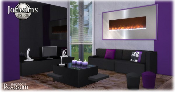  Jom Sims Creations: Revazum livingroom