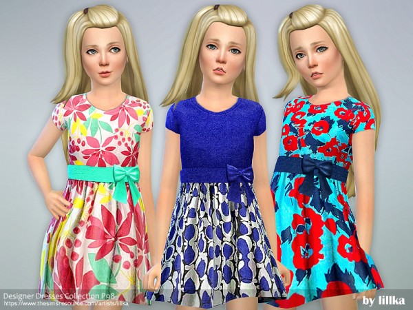  The Sims Resource: Designer Dresses Collection P98 by lillka