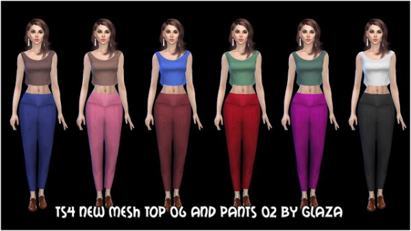  All by Glaza: Top 06 and pants 02