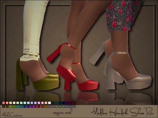  The Sims Resource: Madlen Hendrik Shoe Recolor by Mj95