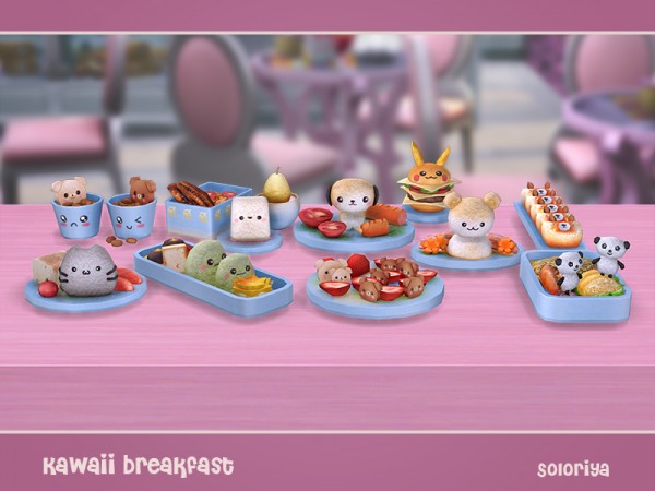  The Sims Resource: Kawaii Breakfast by soloriya