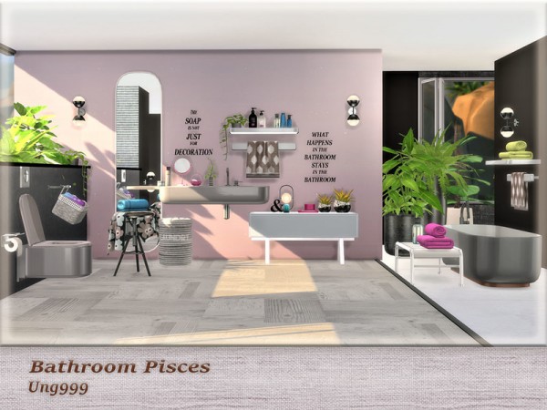  The Sims Resource: Bathroom Pisces by ung999