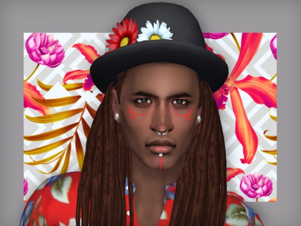  The Sims Resource: Flowers in my hat by WistfulCastle