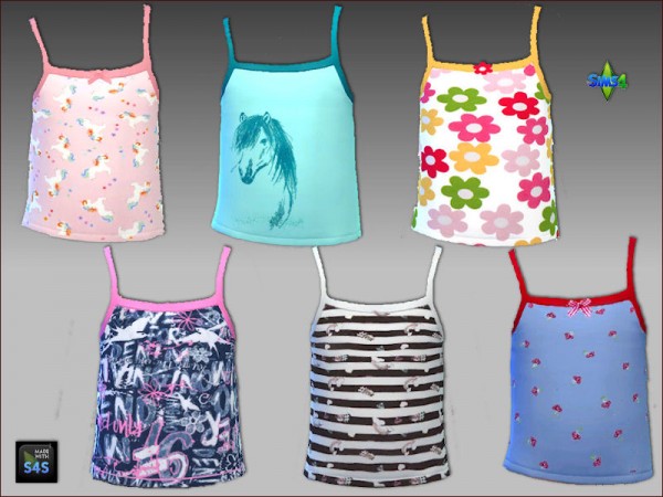  Arte Della Vita: 6 sleepwear sets for girls