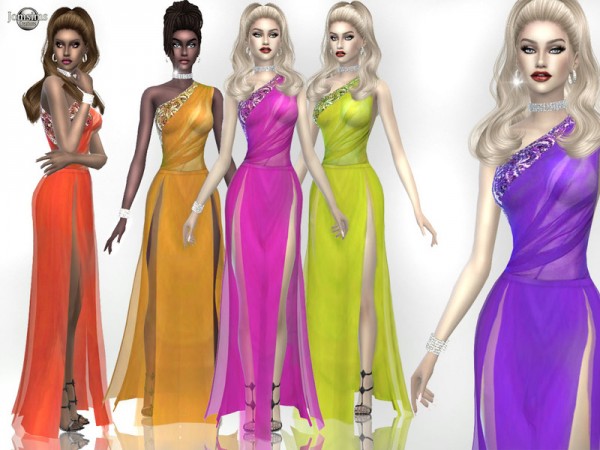  The Sims Resource: Eneja dress by jomsims
