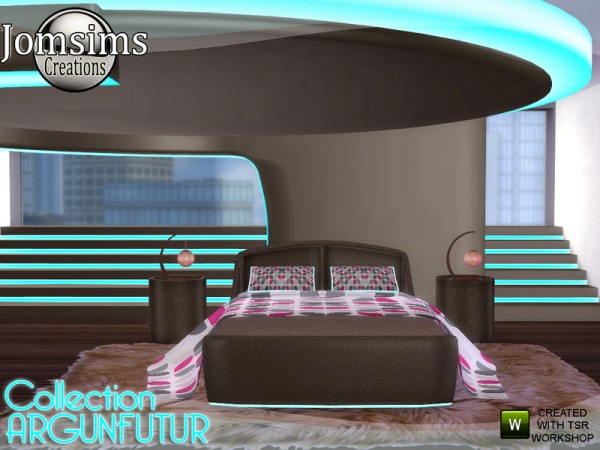  The Sims Resource: Argunfutur bedroom led and reflections by jomsims