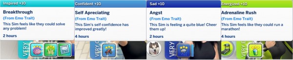  Mod The Sims: Emo Trait by GoBananas