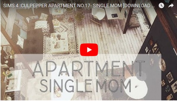 Ideassims4 art: Cilpepper apartment no.17   Single Mom