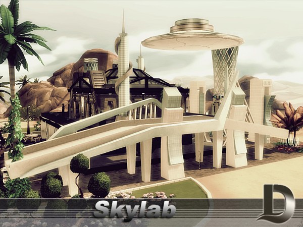  The Sims Resource: Skylab house by Danuta720
