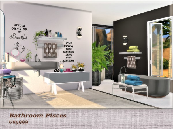  The Sims Resource: Bathroom Pisces by ung999