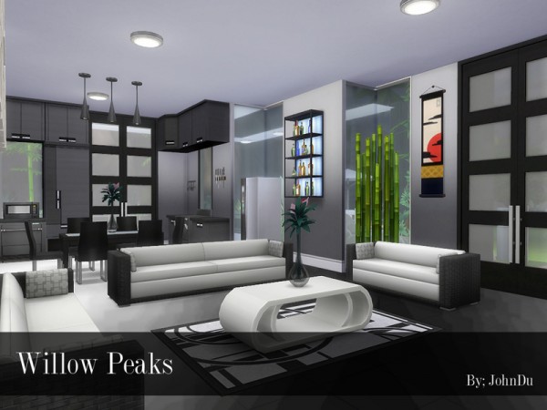  The Sims Resource: Willow Peaks house by johnDu