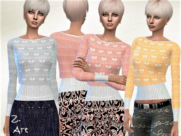  The Sims Resource: TrendZ. 16 sweater by Zuckerschnute20