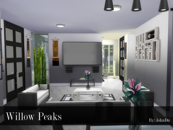  The Sims Resource: Willow Peaks house by johnDu