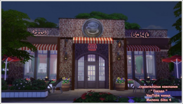  Sims 3 by Mulena: The house restaurant