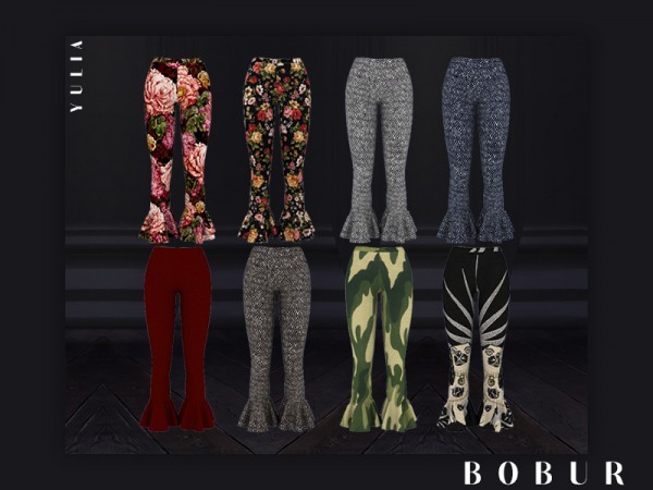  The Sims Resource: Yulia pants by Bobur