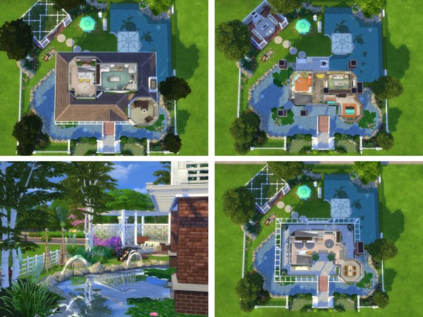  The Sims Resource: Treetops No CC house by lenabubbles82