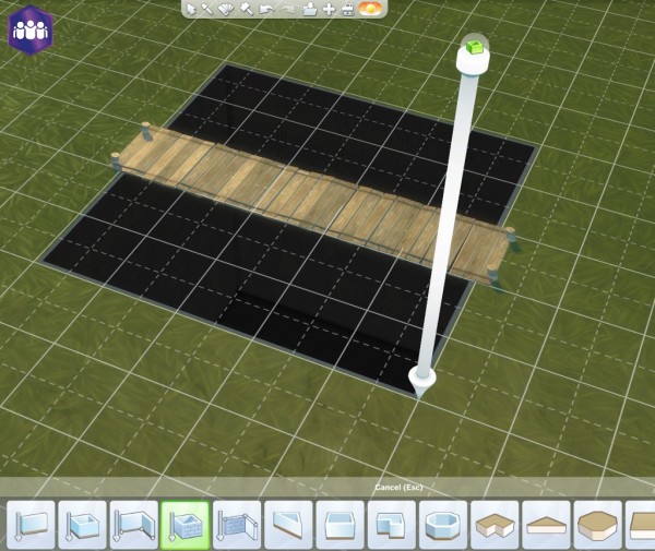  Mod The Sims: Temple Floor Wood Bridge by S`ri