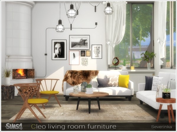  The Sims Resource: Cleo livingroom furniture by Severinka