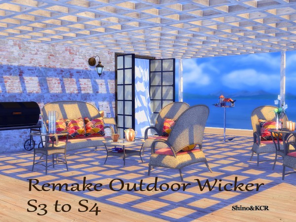  The Sims Resource: Outdoor Wicker by ShinoKCR