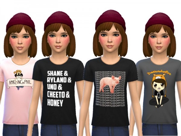  The Sims Resource: Snazzy Tee Shirts by Wicked Kittie