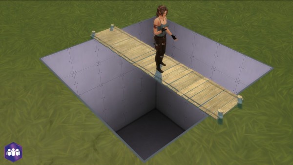  Mod The Sims: Temple Floor Wood Bridge by S`ri
