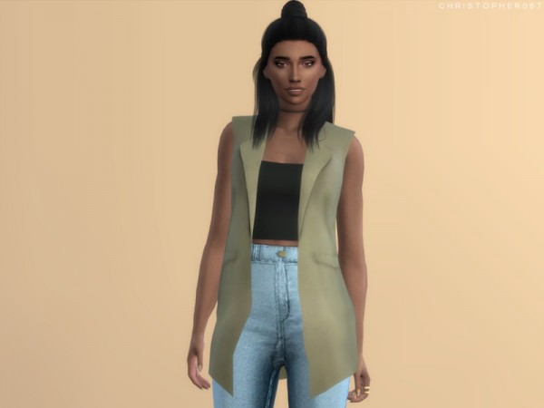  The Sims Resource: Cool Girl Top by Christopher067