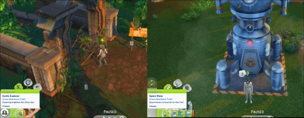  Mod The Sims: Adventurer Trait by GoBananas