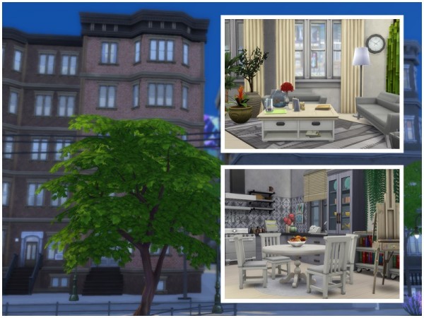  Sims 3 by Mulena: Apartment Lady