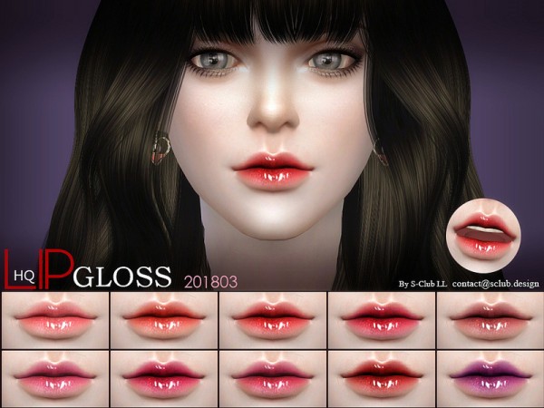  The Sims Resource: Lip 201803 by S Club