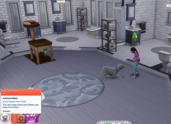  Mod The Sims: Hates Cats/Dogs/Pets Traits by GoBananas
