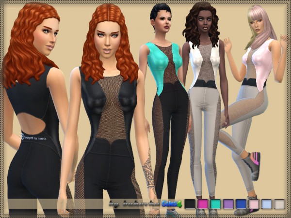  The Sims Resource: Overalls for Fitness by bukovka