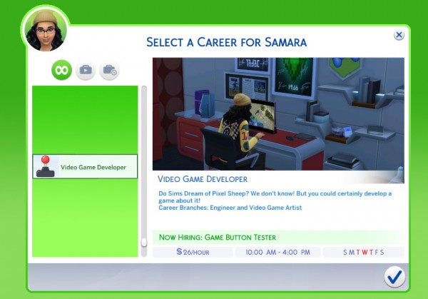  Mod The Sims: Video Game Developer Career by axelsrose