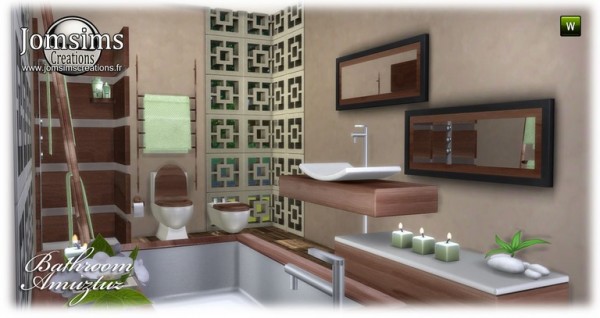  Jom Sims Creations: Amuztuz bathroom