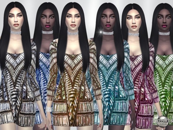  The Sims Resource: Maniel dress by jomsims