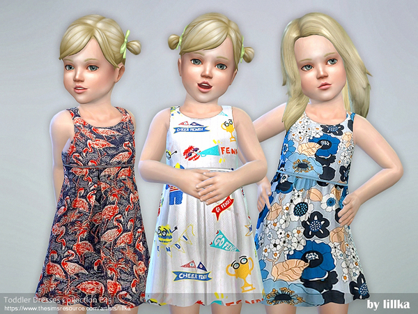  The Sims Resource: Toddler Dresses Collection P45  by lillka