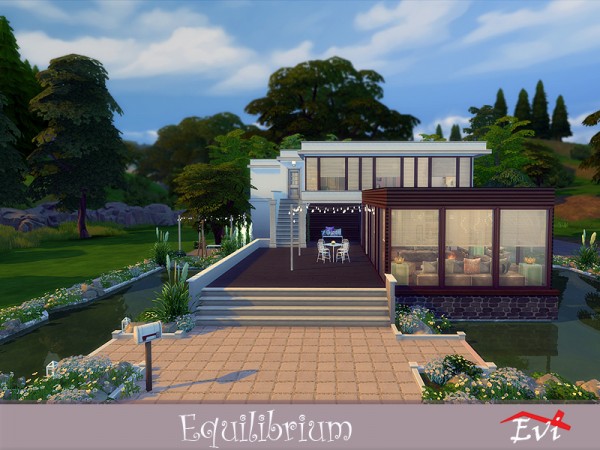  The Sims Resource: Equilibrium house by evi