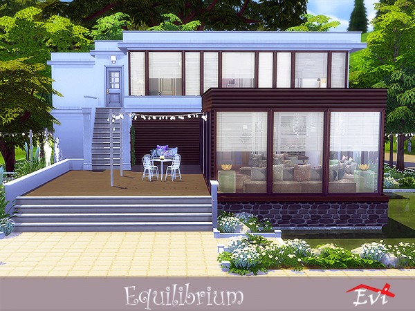  The Sims Resource: Equilibrium house by evi