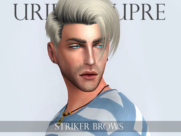  The Sims Resource: Striker Brows by Urielbeaupre