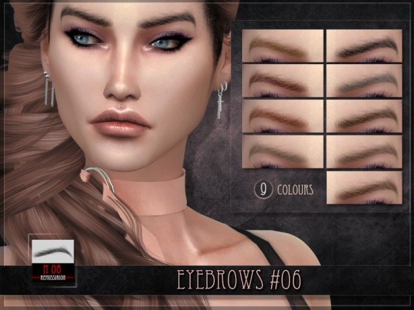  The Sims Resource: Eyebrows 06 by RemusSirion