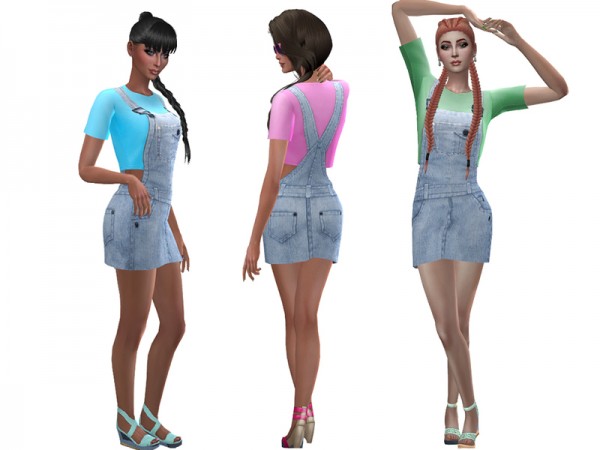  The Sims Resource: Rebecca dress by Simalicious